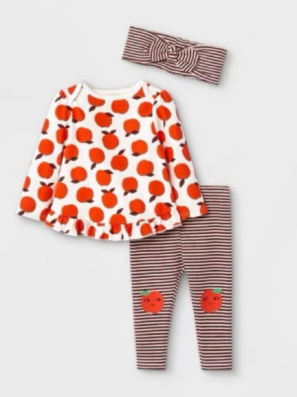 Cat & Jack Fall Apple Set 6-9 Months